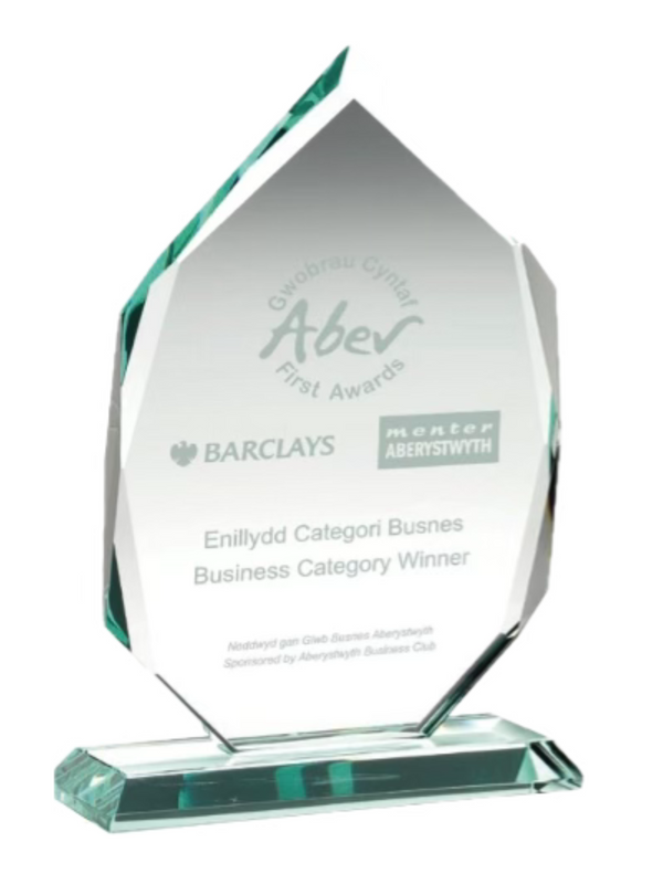 Premier Glass Diamond on Base Award - CR3