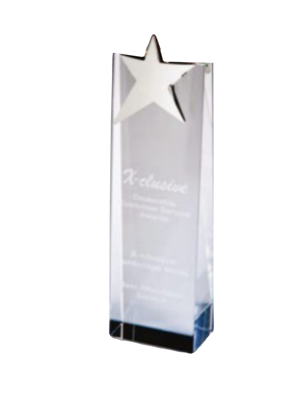 Clear Glass Star Award - CR6